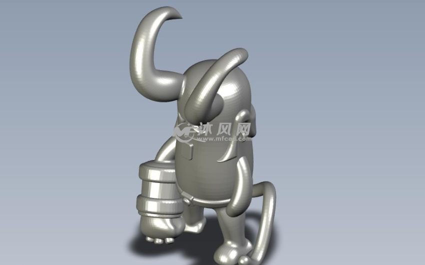 Q版地狱男爵轴测图