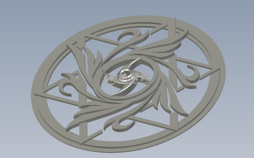 魔法图腾侧视图