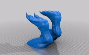 侏罗纪恐龙后腿