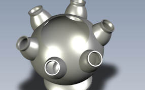 创意花瓶轴测图