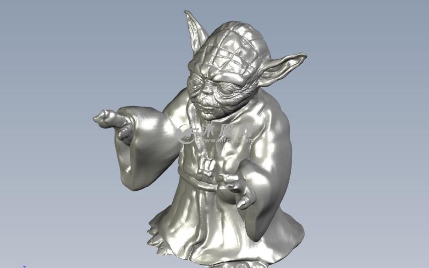 星球大战-尤达轴测图