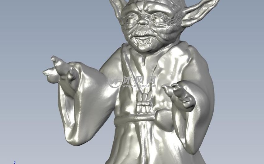 星球大战-尤达正视图