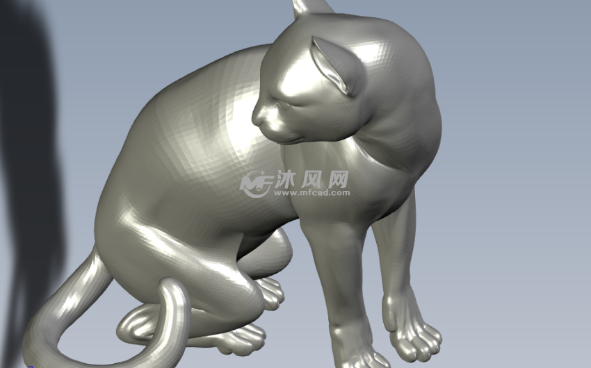 家猫模型轴测图