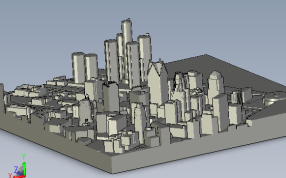 城市沙盘软件模型