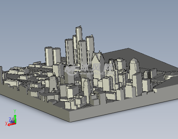 城市沙盘软件模型