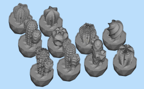 3D打印植物模型