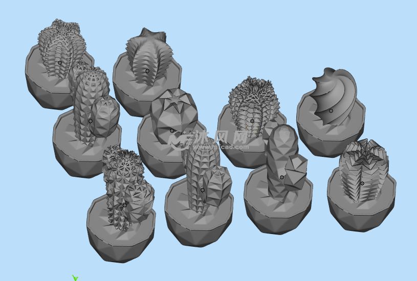 3D打印植物模型