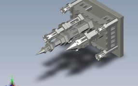 玩具城堡轴测图