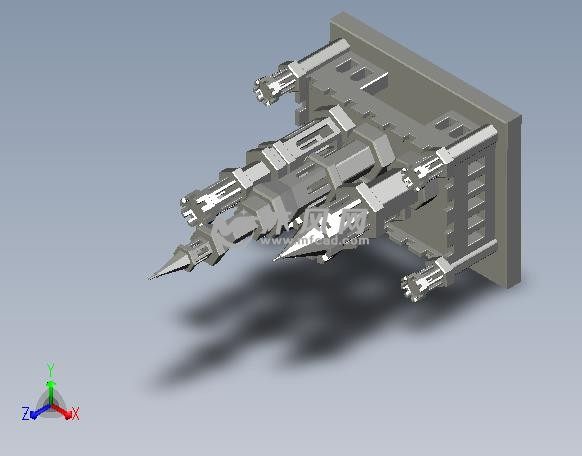 玩具城堡轴测图