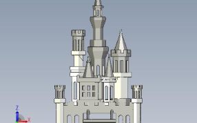 玩具城堡模型