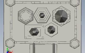 玩具城堡俯视图