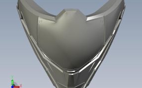 《蚁人》电影中的黄蜂女的头盔俯视图