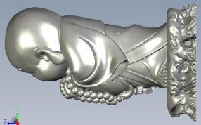 Q版弥勒佛侧视图