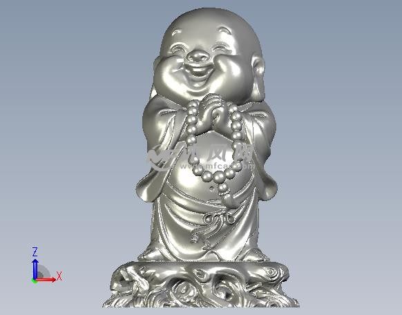 Q版弥勒佛正视图