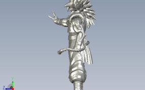 超级赛亚人侧视图