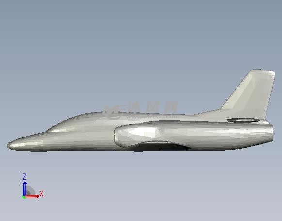 高级教练机侧视图