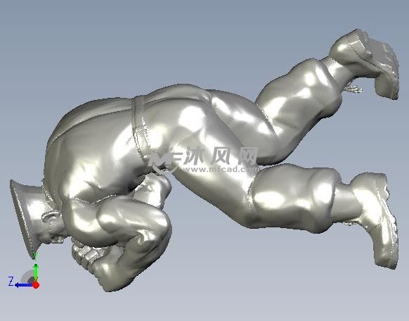 街头霸王侧视图