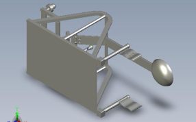 蜘蛛侠投石器轴测图