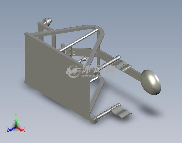 蜘蛛侠投石器轴测图