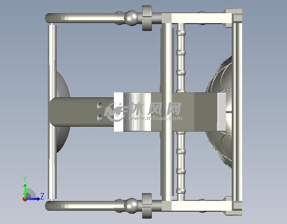 蜘蛛侠投石器正视图