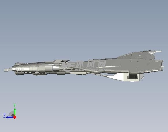 克林贡马哈级猛禽侧视图