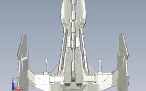 克林贡马哈级猛禽俯视图