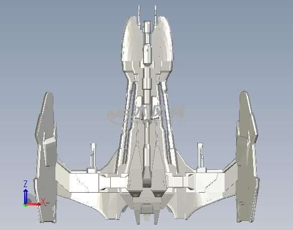 克林贡马哈级猛禽俯视图