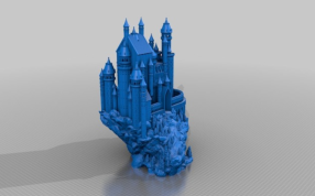 中世纪城堡左半部分