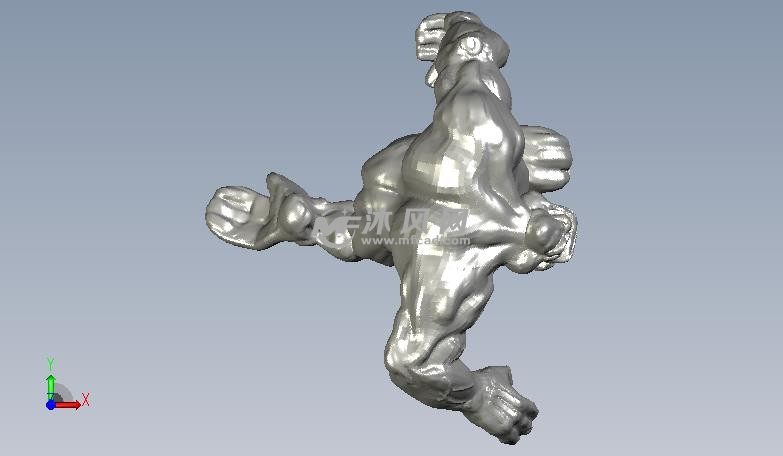 银背大猩猩俯视图