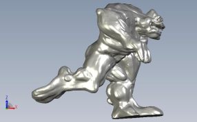 银背大猩猩模型