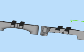 高脚杯收纳夹3D打印