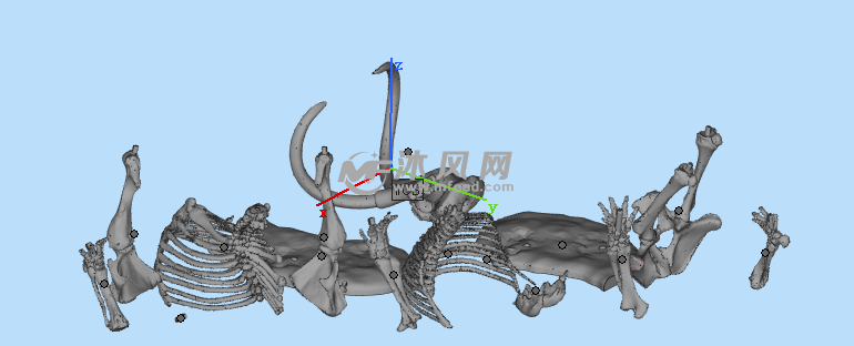 猛犸象零件细节图