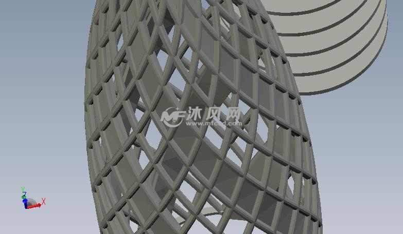 镂空双层建筑细节图