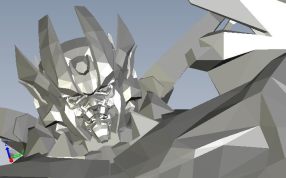 变形金刚横炮局部图