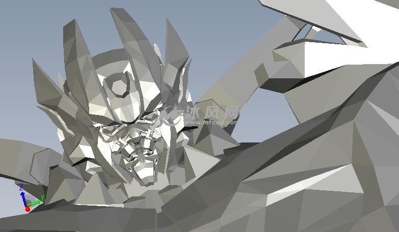 变形金刚横炮局部图