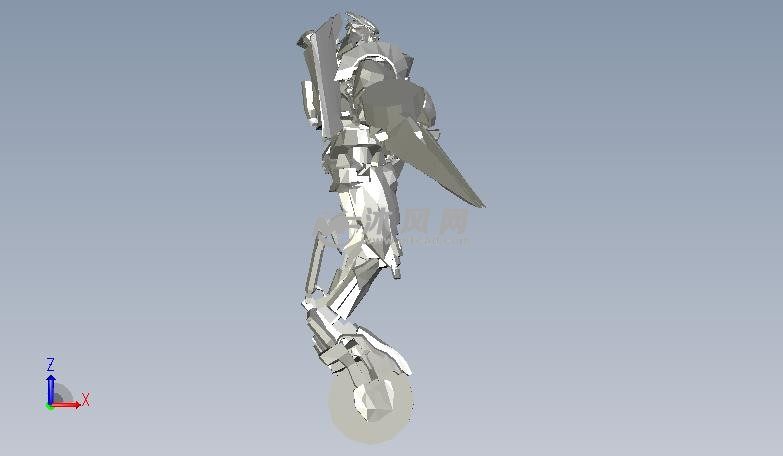 变形金刚横炮侧视图