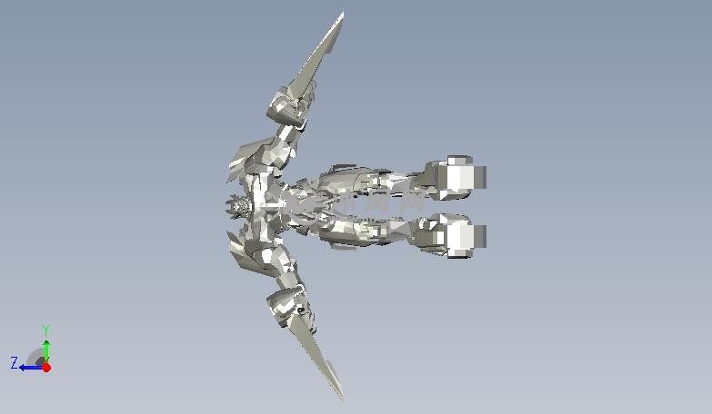 变形金刚横炮正视图