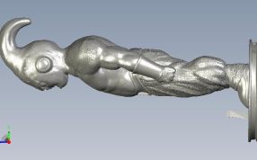 魔人布欧侧视图