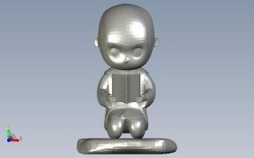 一禅小和尚正视图