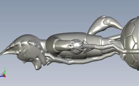 俄罗斯世界杯吉祥物侧视图
