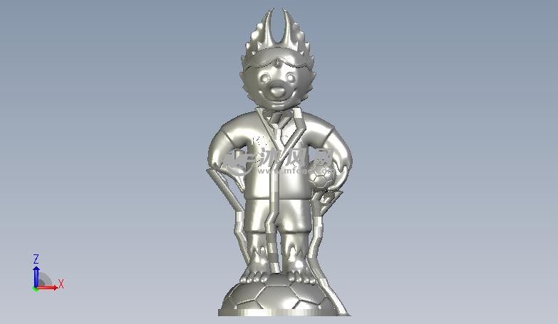 俄罗斯世界杯吉祥物正视图