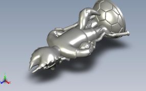 俄罗斯世界杯吉祥物轴测图