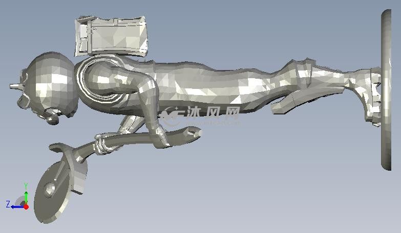 番茄先生侧视图