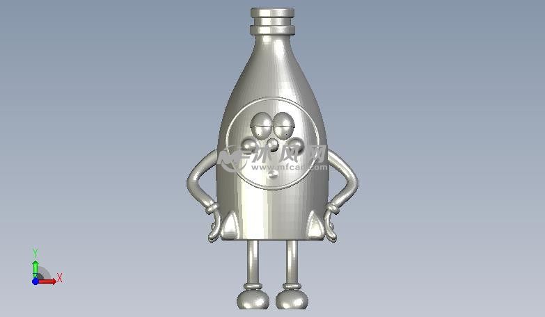 可乐吉祥物正视图