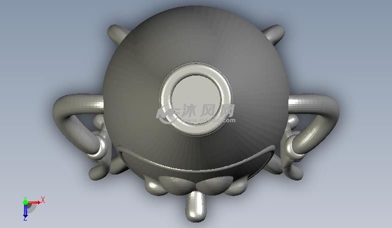 可乐吉祥物俯视图