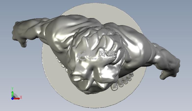 迷你绿巨人俯视图