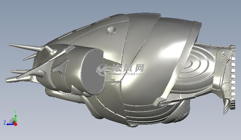 蒙多沙万第五元素侧视图