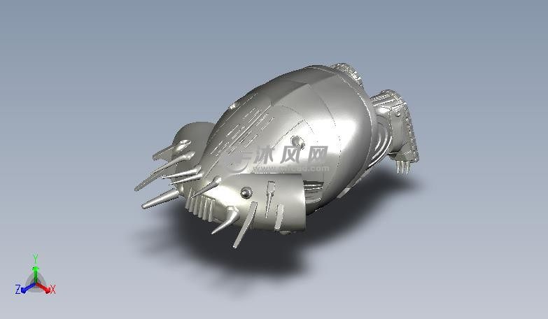 蒙多沙万第五元素轴测图