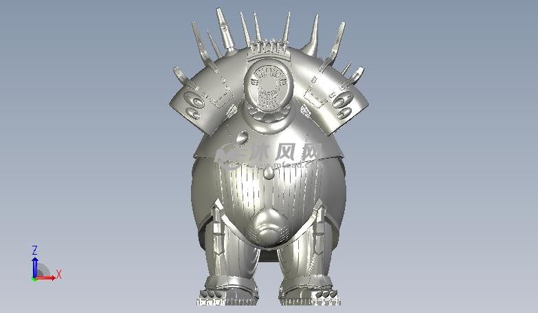 蒙多沙万第五元素正视图