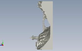 通往城堡的路侧视图